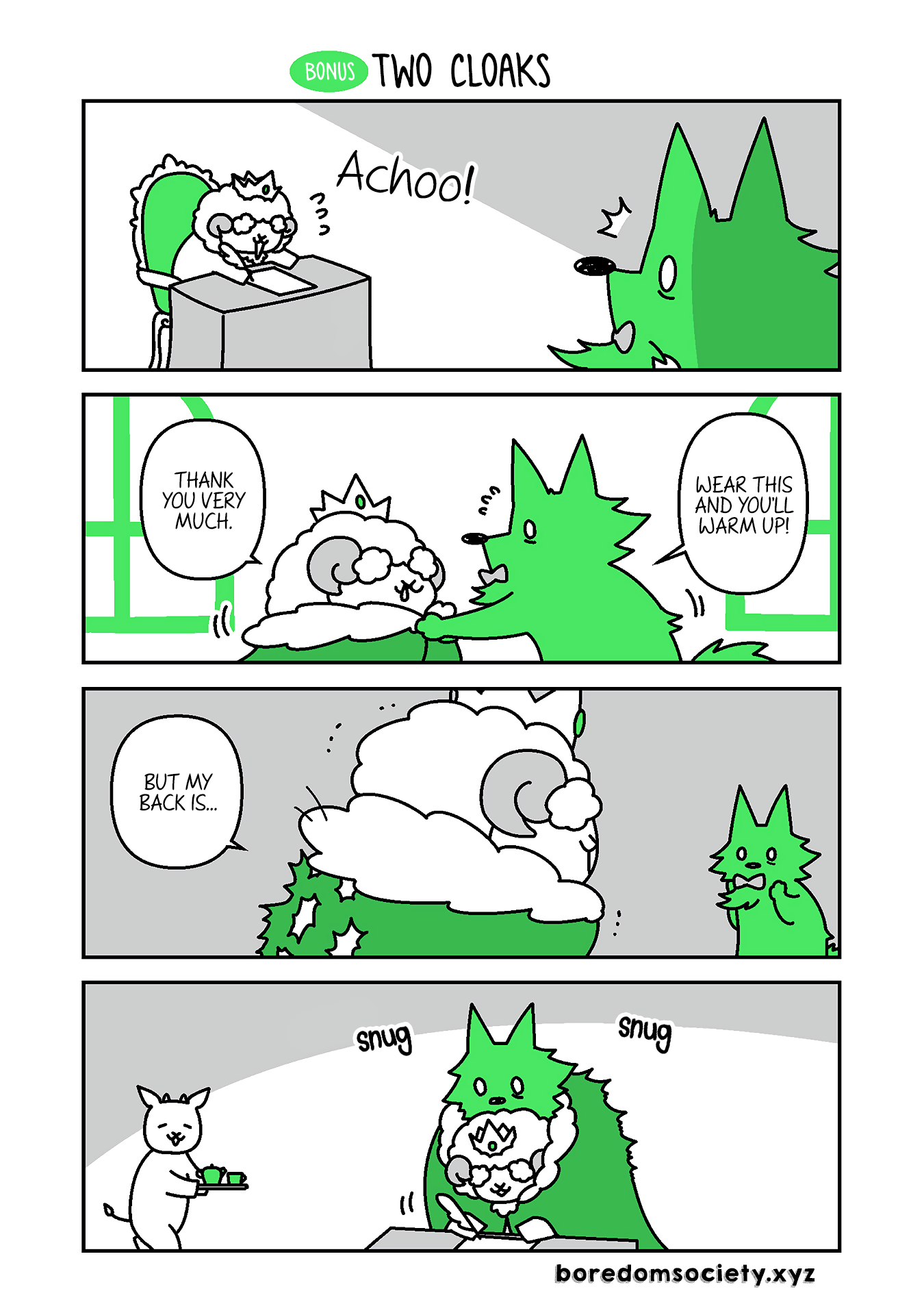 Hedgehog Harry Chapter 266.5 page 1 - Chapter 266.5: Two Cloaks