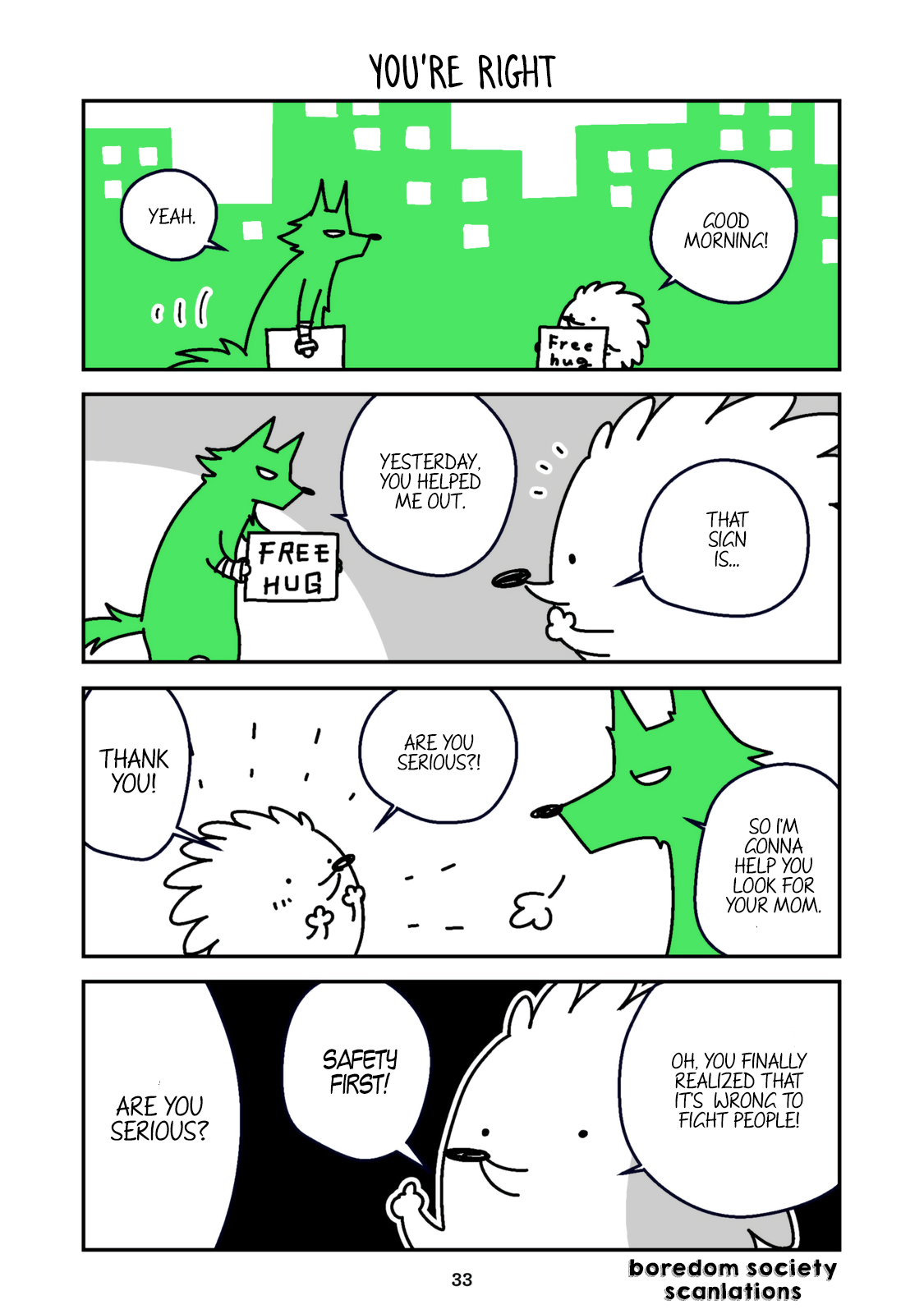 Hedgehog Harry Chapter 27 page 1 - Chapter 27: You're Right