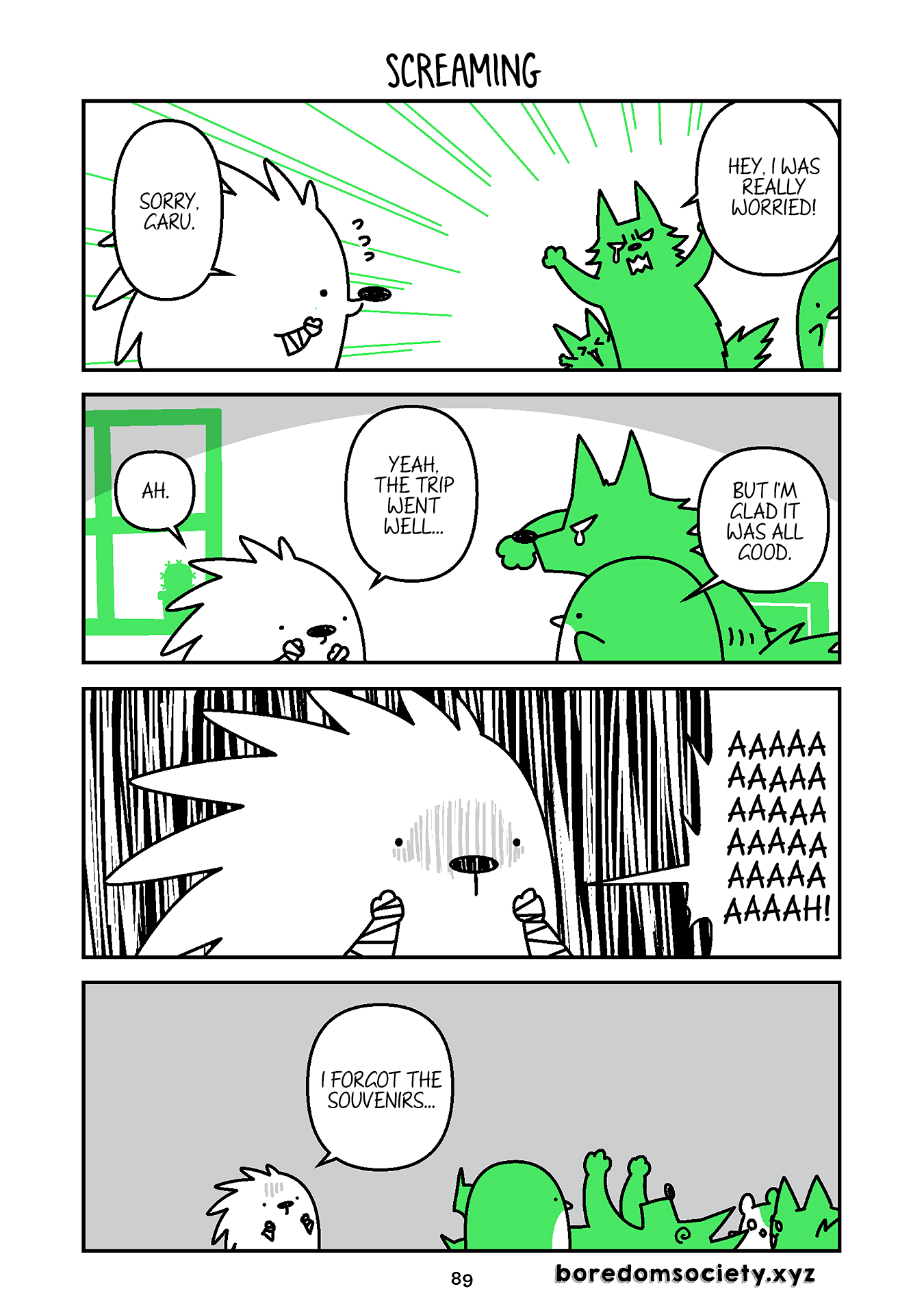 Hedgehog Harry Chapter 288 page 1 - Chapter 288: Screaming
