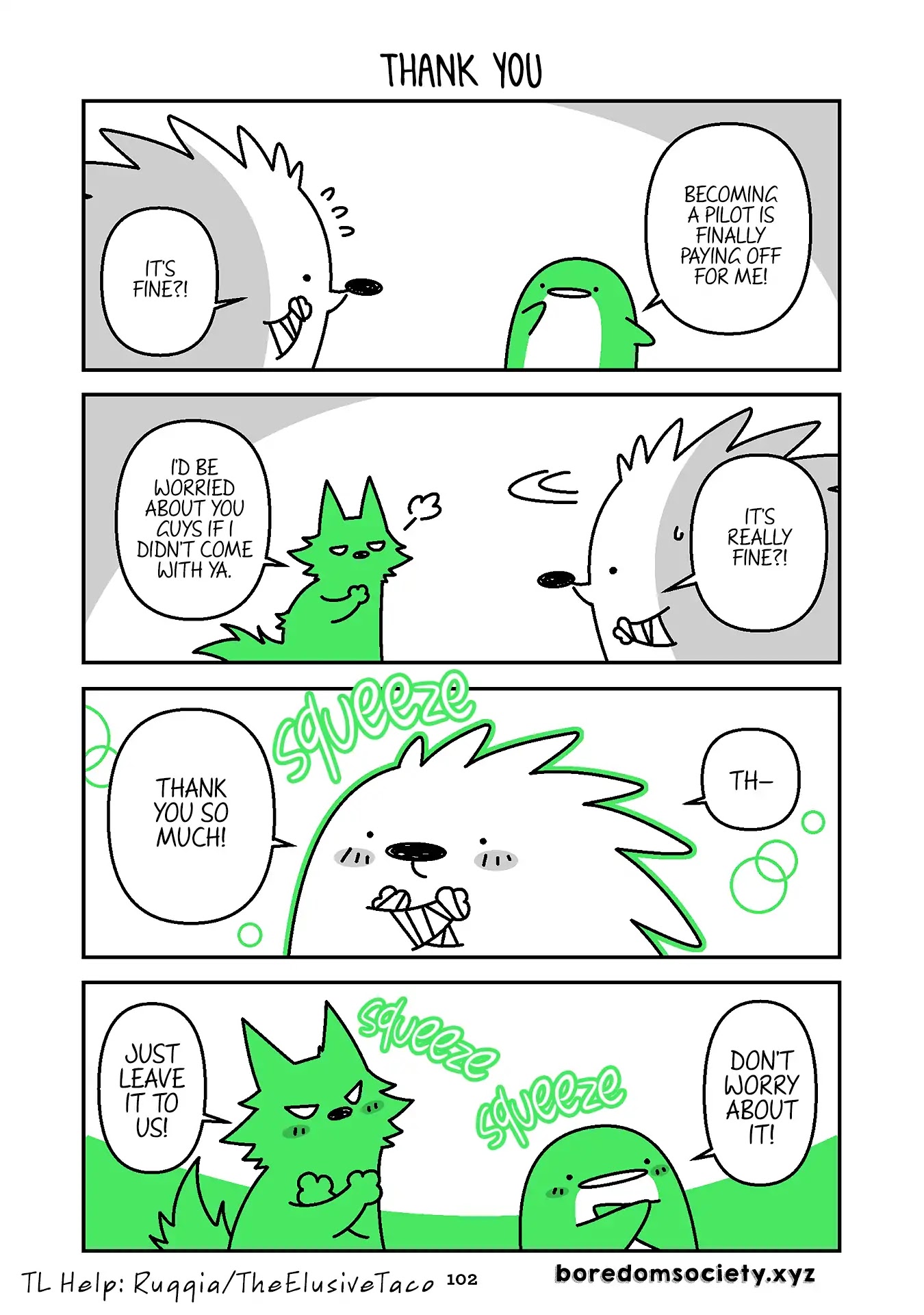 Hedgehog Harry Chapter 299 page 1 - Chapter 299: Thank You