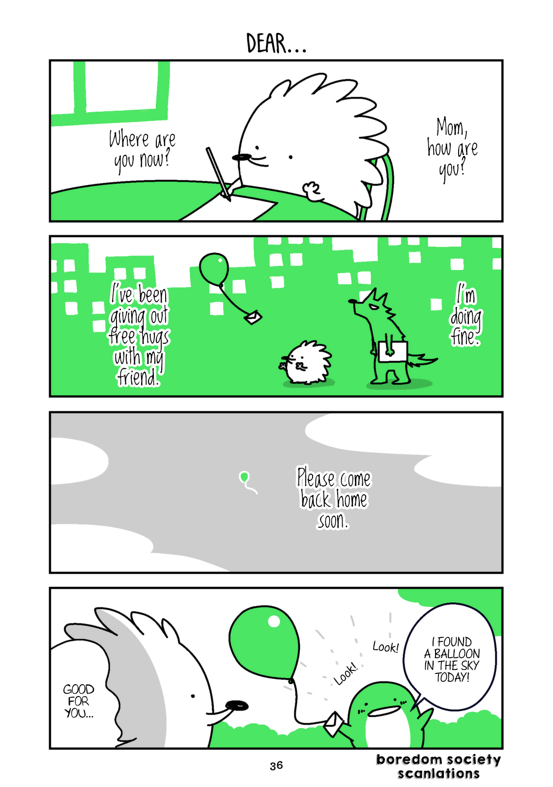 Hedgehog Harry Chapter 30 page 1 - Chapter 30: Dear...