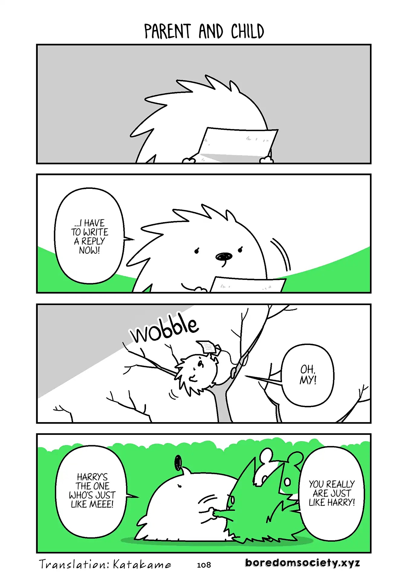 Hedgehog Harry Chapter 305 page 1 - Chapter 305: Parent And Child