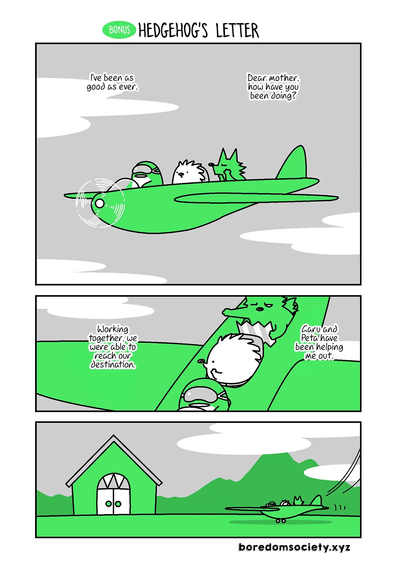 Hedgehog Harry Chapter 309.75 page 2 - Chapter 309.75: Hedgehog's Letter [END]