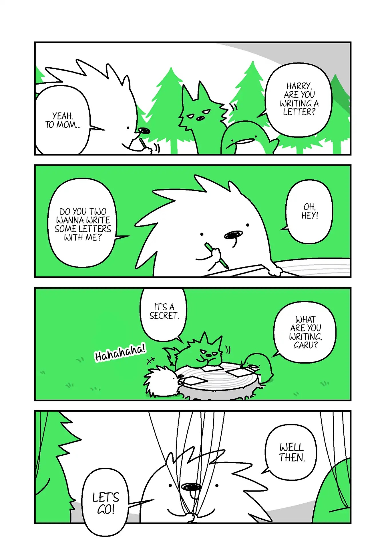 Hedgehog Harry Chapter 309.75 page 6 - Chapter 309.75: Hedgehog's Letter [END]