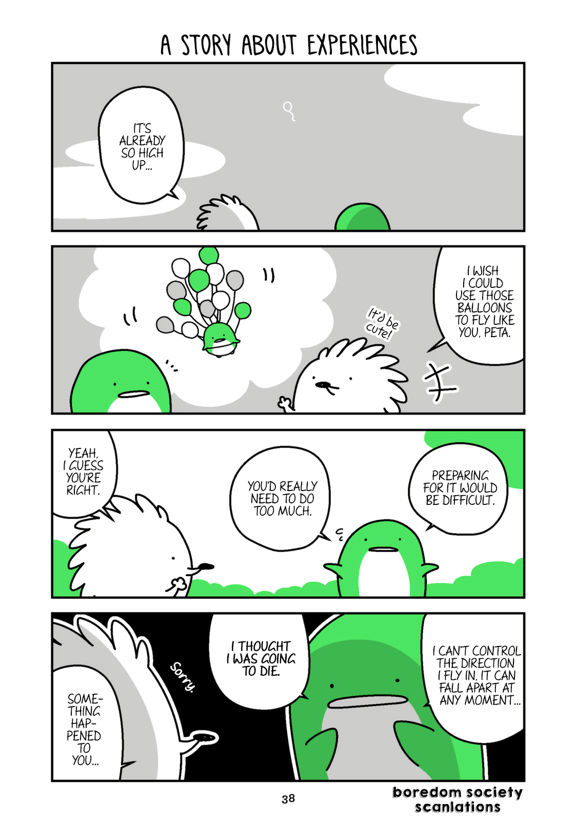 Hedgehog Harry Chapter 32 page 1 - Chapter 32: A Story About Experiences
