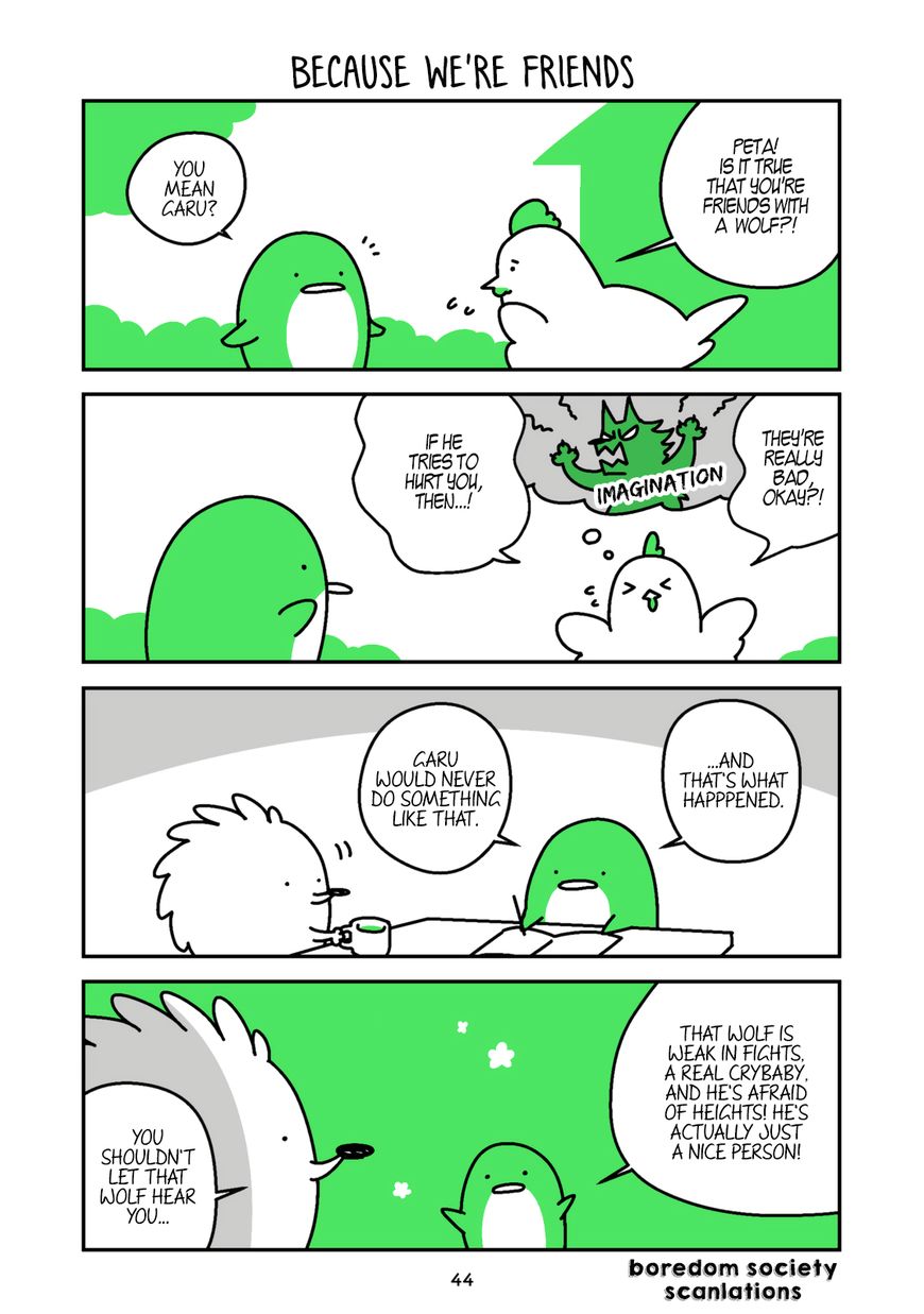 Hedgehog Harry Chapter 36 page 1 - Chapter 36 : Because We're Friends