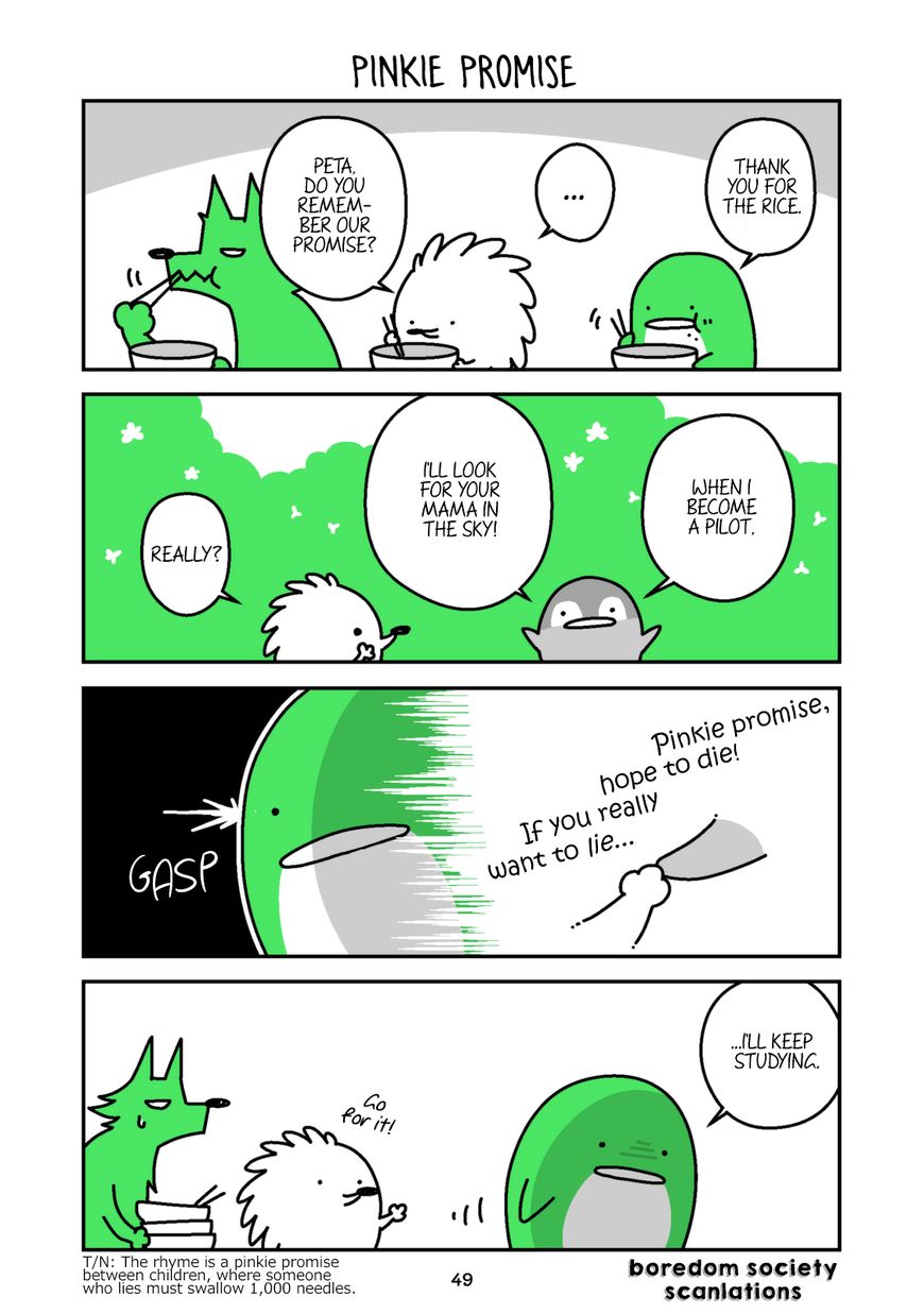 Hedgehog Harry Chapter 41 page 1 - Chapter 41 : Pinkie Promise