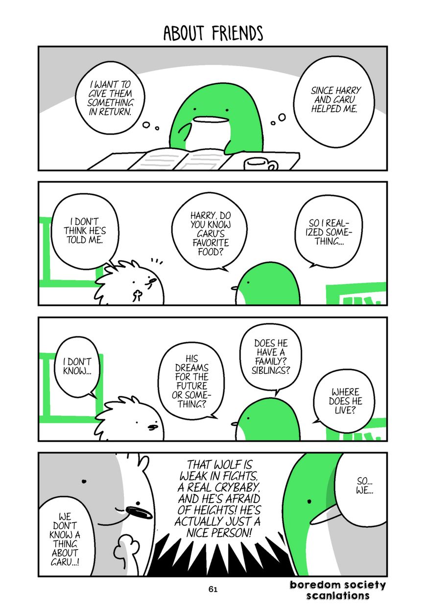 Hedgehog Harry Chapter 51 page 1 - Chapter 51 : About Friends