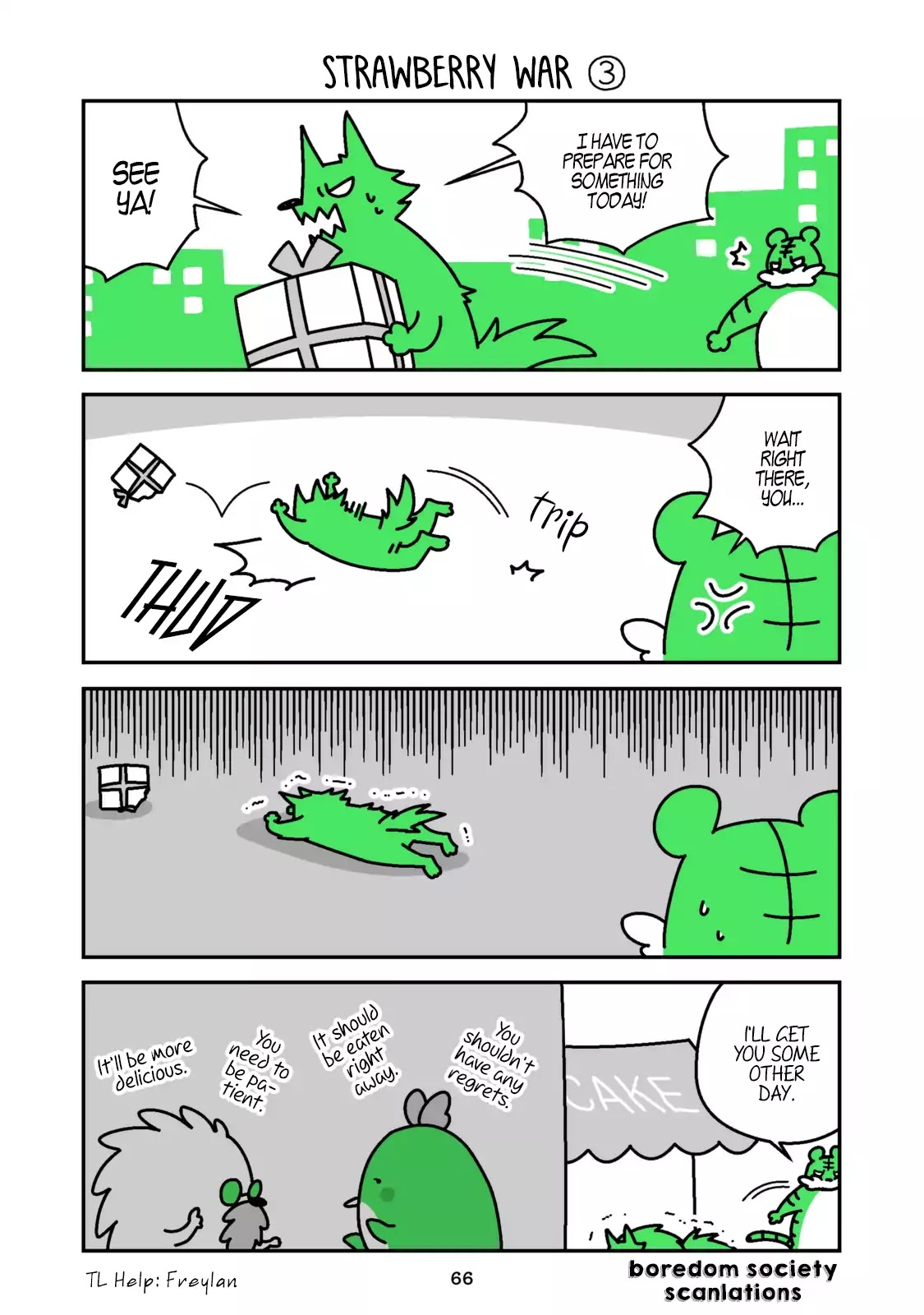 Hedgehog Harry Chapter 56 page 1 - Chapter 56: Strawberry War ③