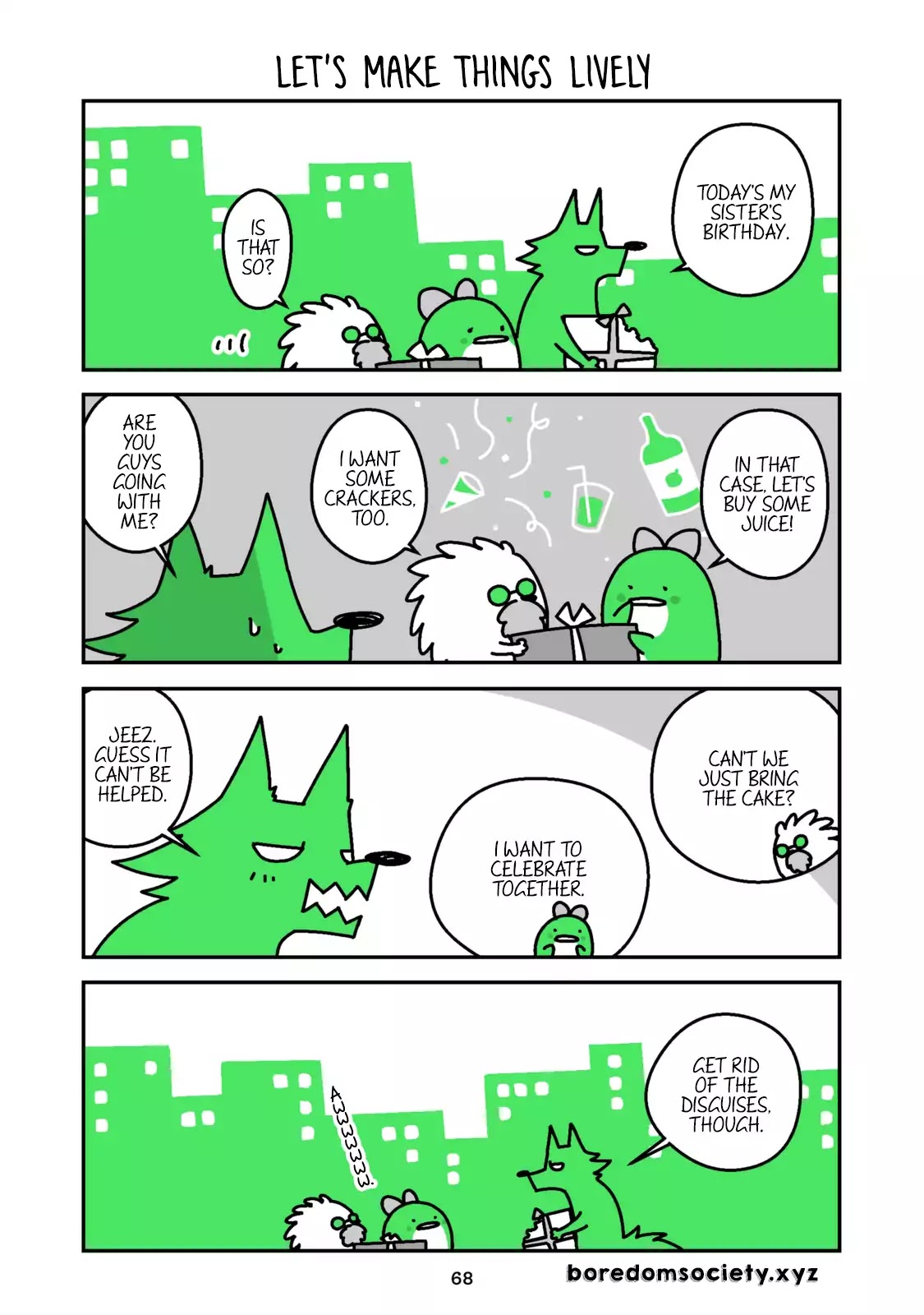 Hedgehog Harry Chapter 58 page 1 - Chapter 58: Let's Make Things Lively