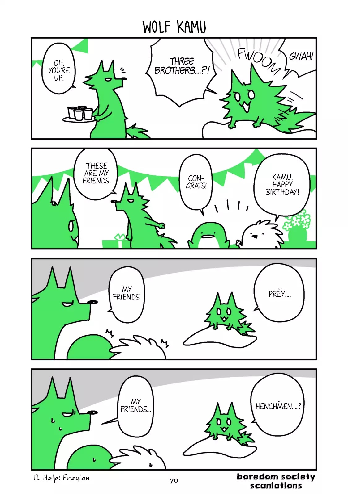 Hedgehog Harry Chapter 60 page 1 - Chapter 60: Wolf Kamu
