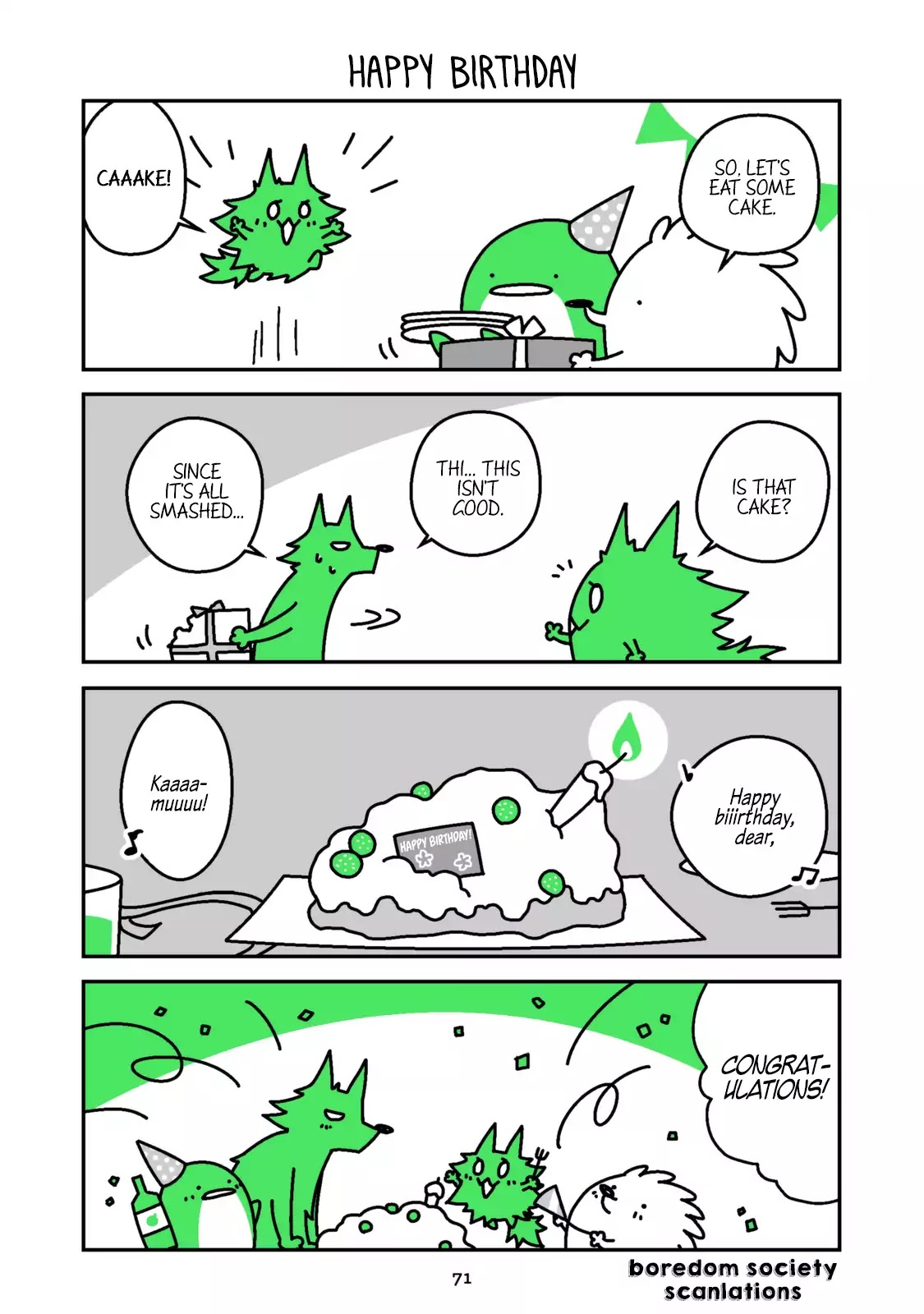 Hedgehog Harry Chapter 61 page 1 - Chapter 61: Happy Birthday