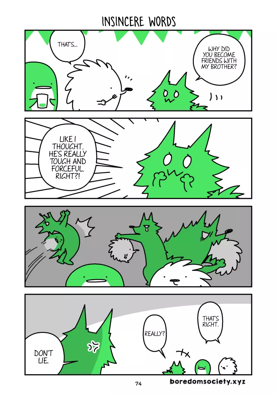 Hedgehog Harry Chapter 64 page 1 - Chapter 64: Insincere Words