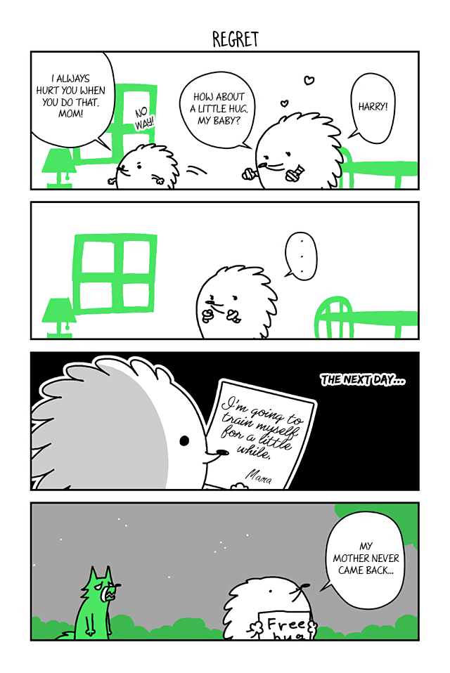 Hedgehog Harry Chapter 7 page 1 - Chapter 7: Regret