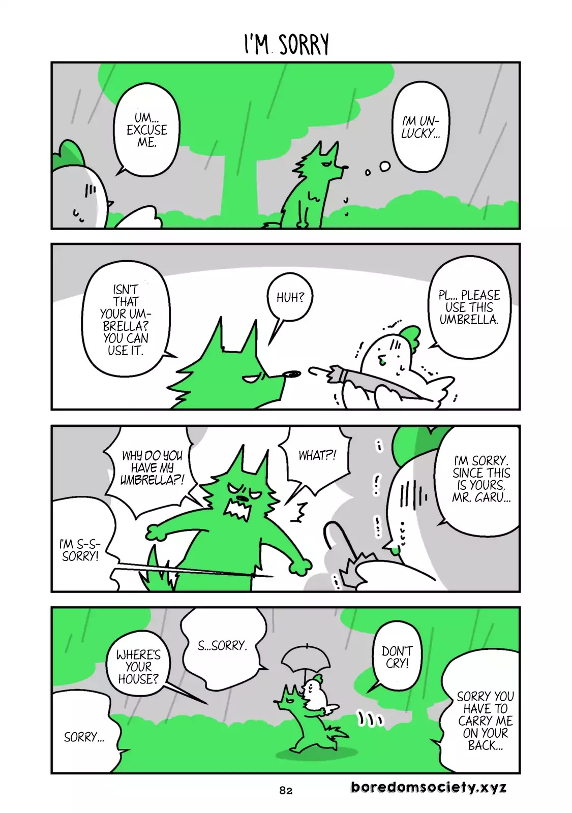Hedgehog Harry Chapter 71 page 1 - Chapter 71: I'm Sorry