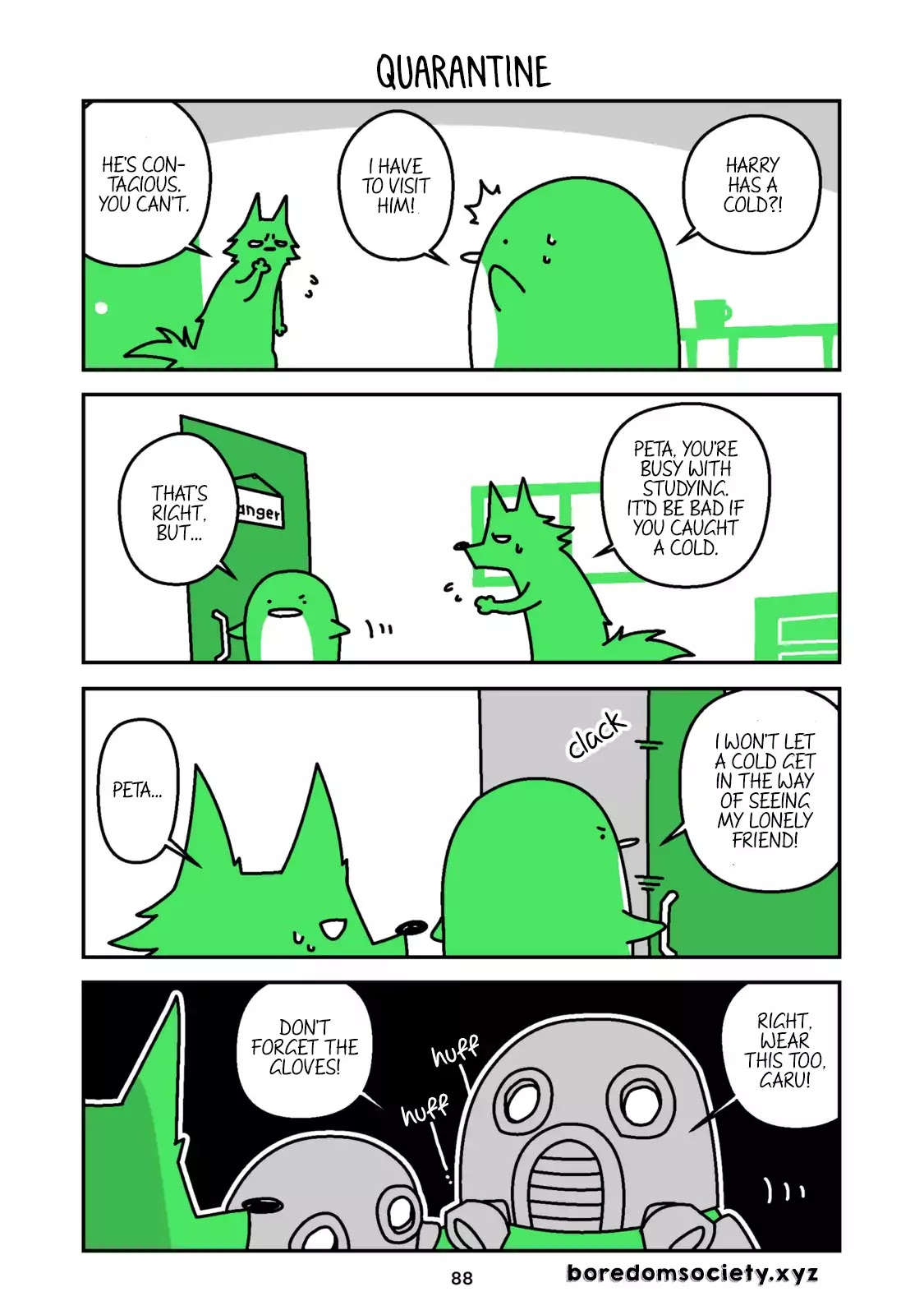 Hedgehog Harry Chapter 75 page 1 - Chapter 75: Quarantine