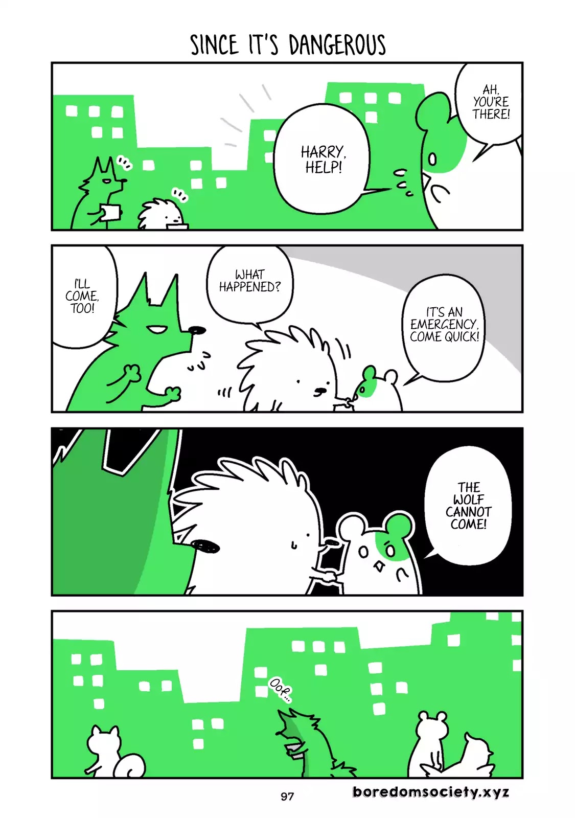 Hedgehog Harry Chapter 83 page 1 - Chapter 83: Since It's Dangerous