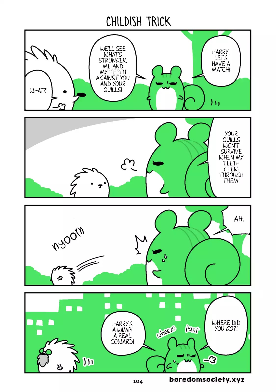 Hedgehog Harry Chapter 88 page 1 - Chapter 88: Childish Trick