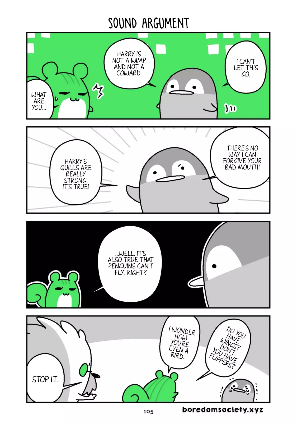 Hedgehog Harry Chapter 89 page 1 - Chapter 89: Sound Argument