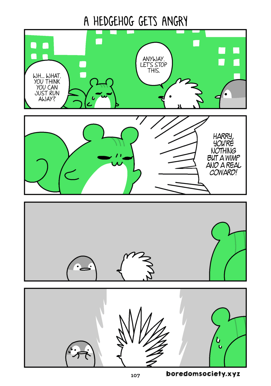 Hedgehog Harry Chapter 91 page 1 - Chapter 91: A Hedgehog Gets Angry