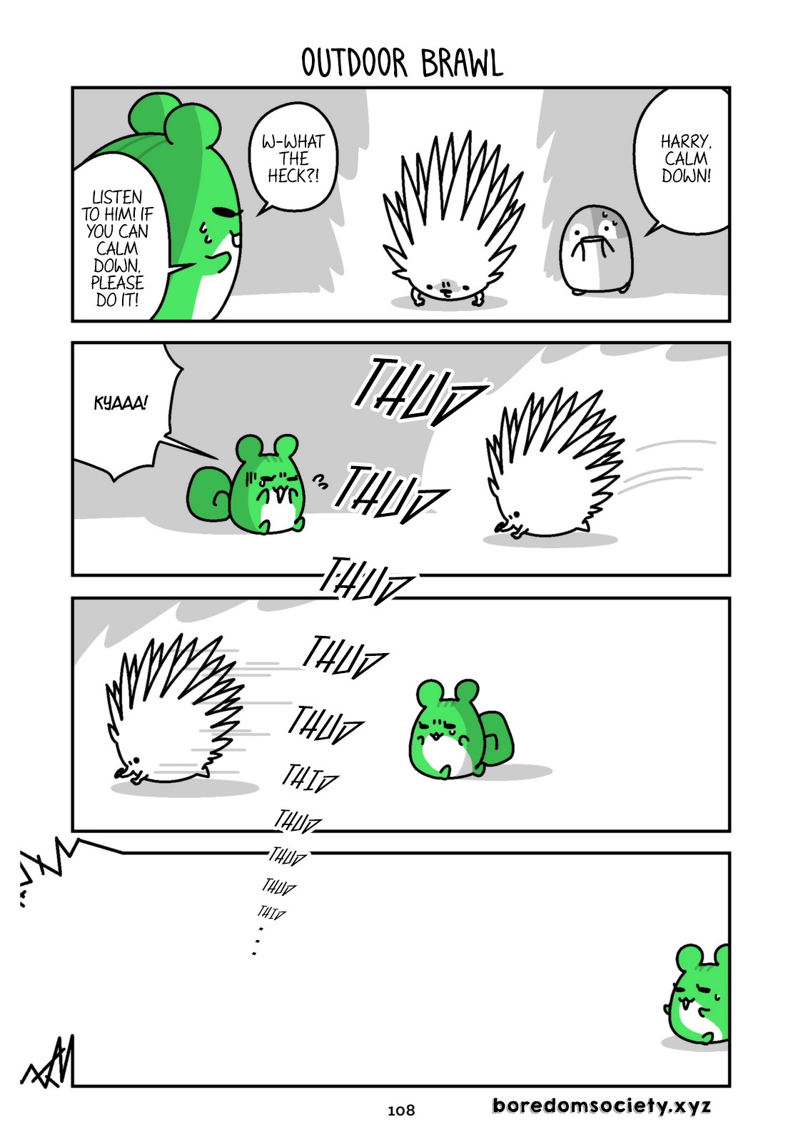 Hedgehog Harry Chapter 92 page 1 - Chapter 92: Outdoor Brawl