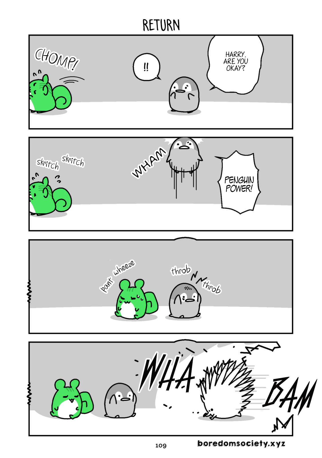 Hedgehog Harry Chapter 93 page 1 - Chapter 93: Return