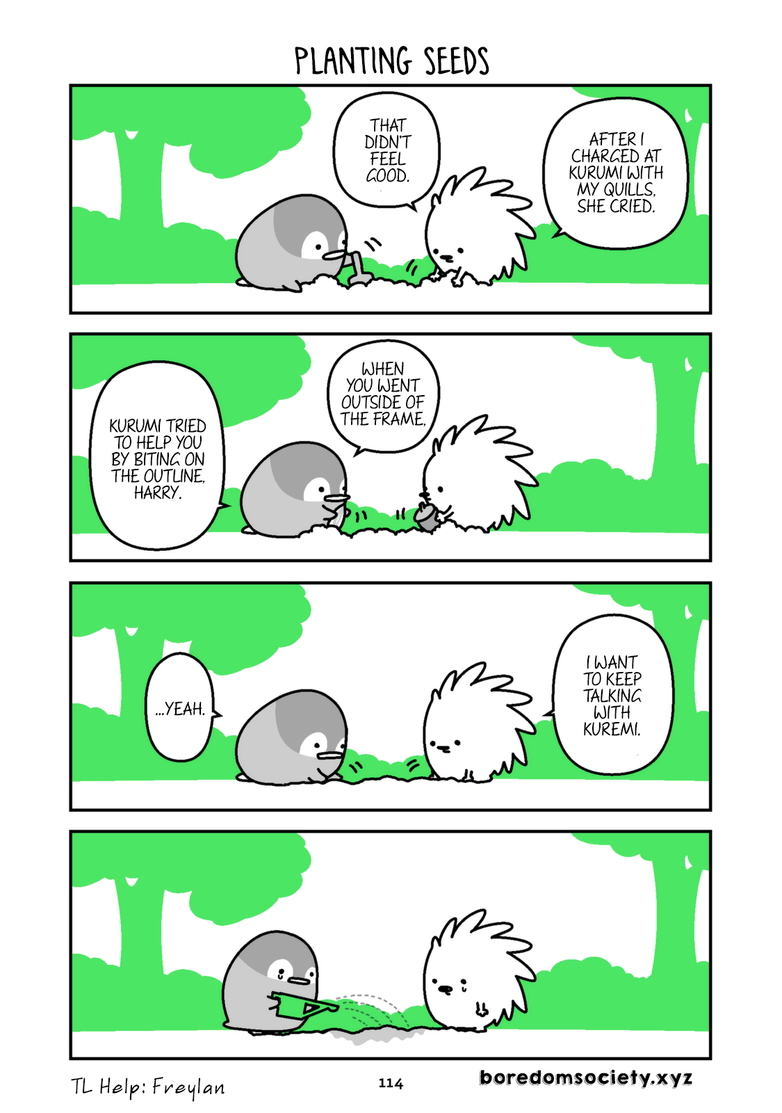 Hedgehog Harry Chapter 98 page 1 - Chapter 98: Planting Seeds