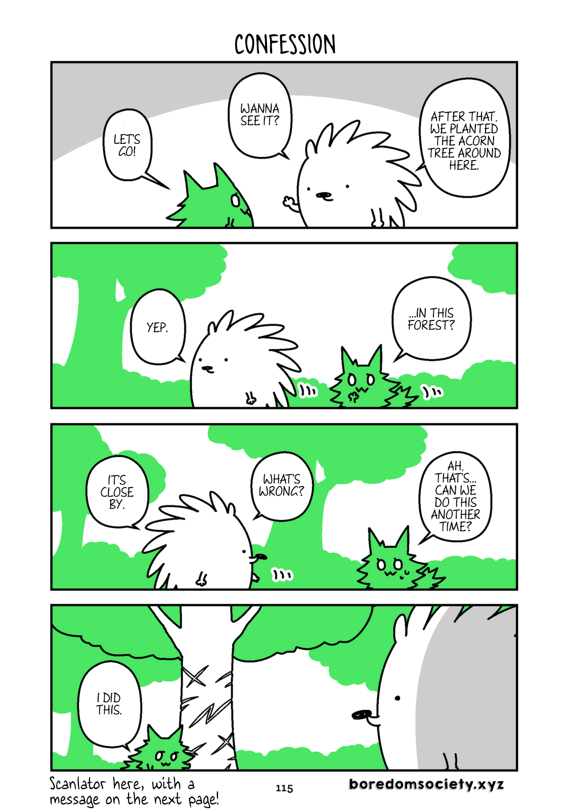 Hedgehog Harry Chapter 99 page 1 - Chapter 99: Confession