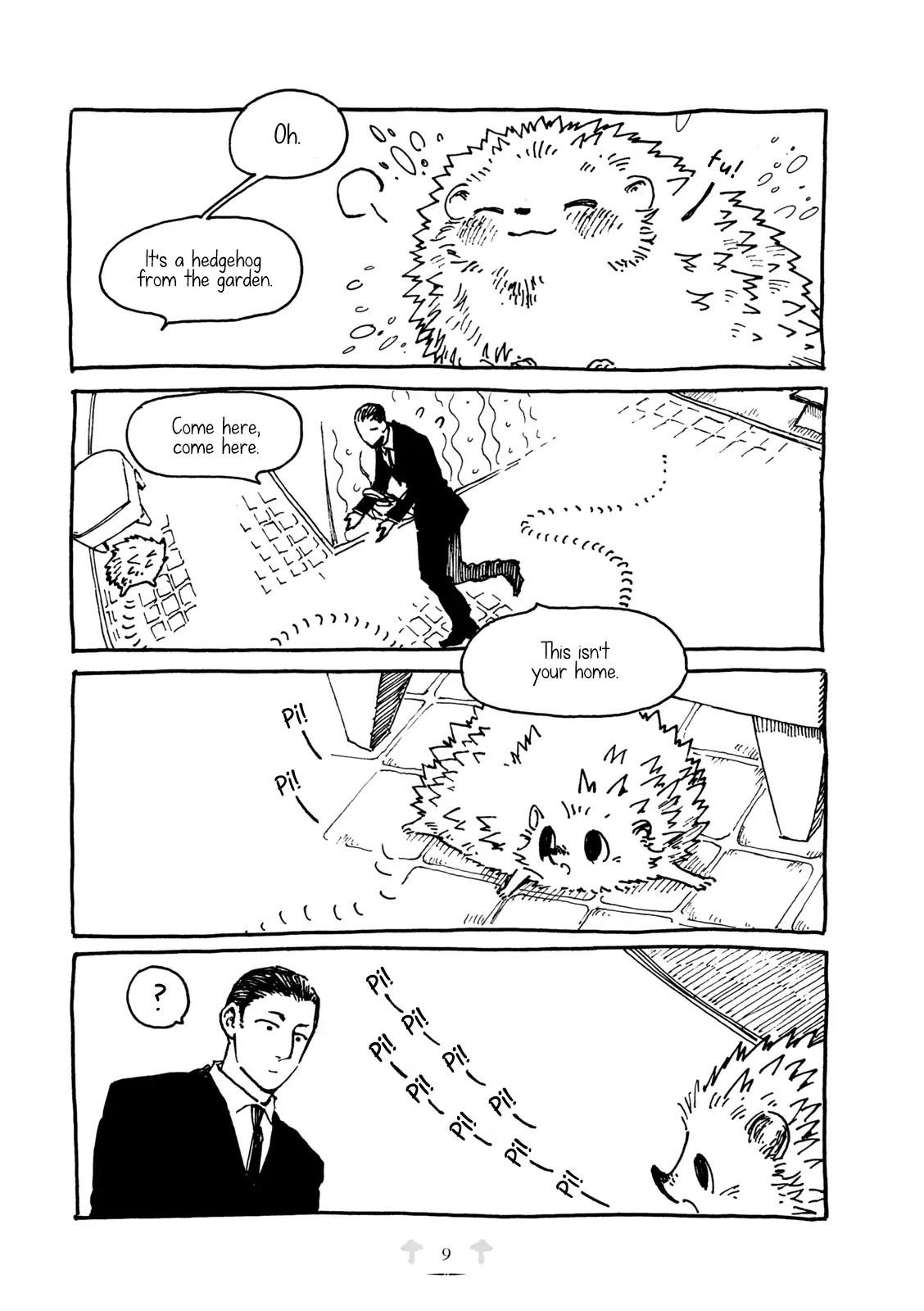 Hedgehog in the King's House Chapter 1 page 8 - Chapter 1: Out of the Garden