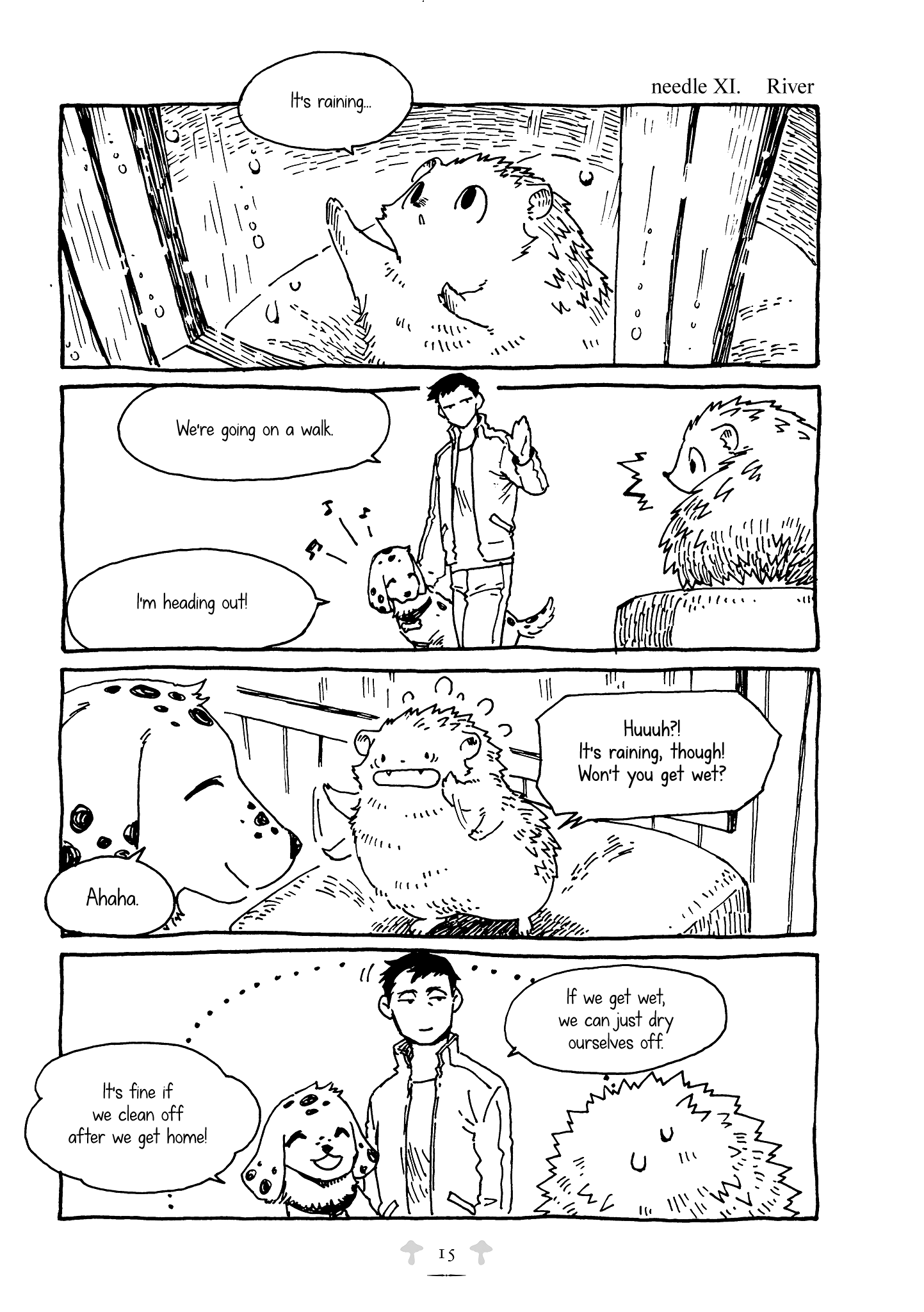 Hedgehog in the King's House Chapter 11 page 1 - Chapter 11: River