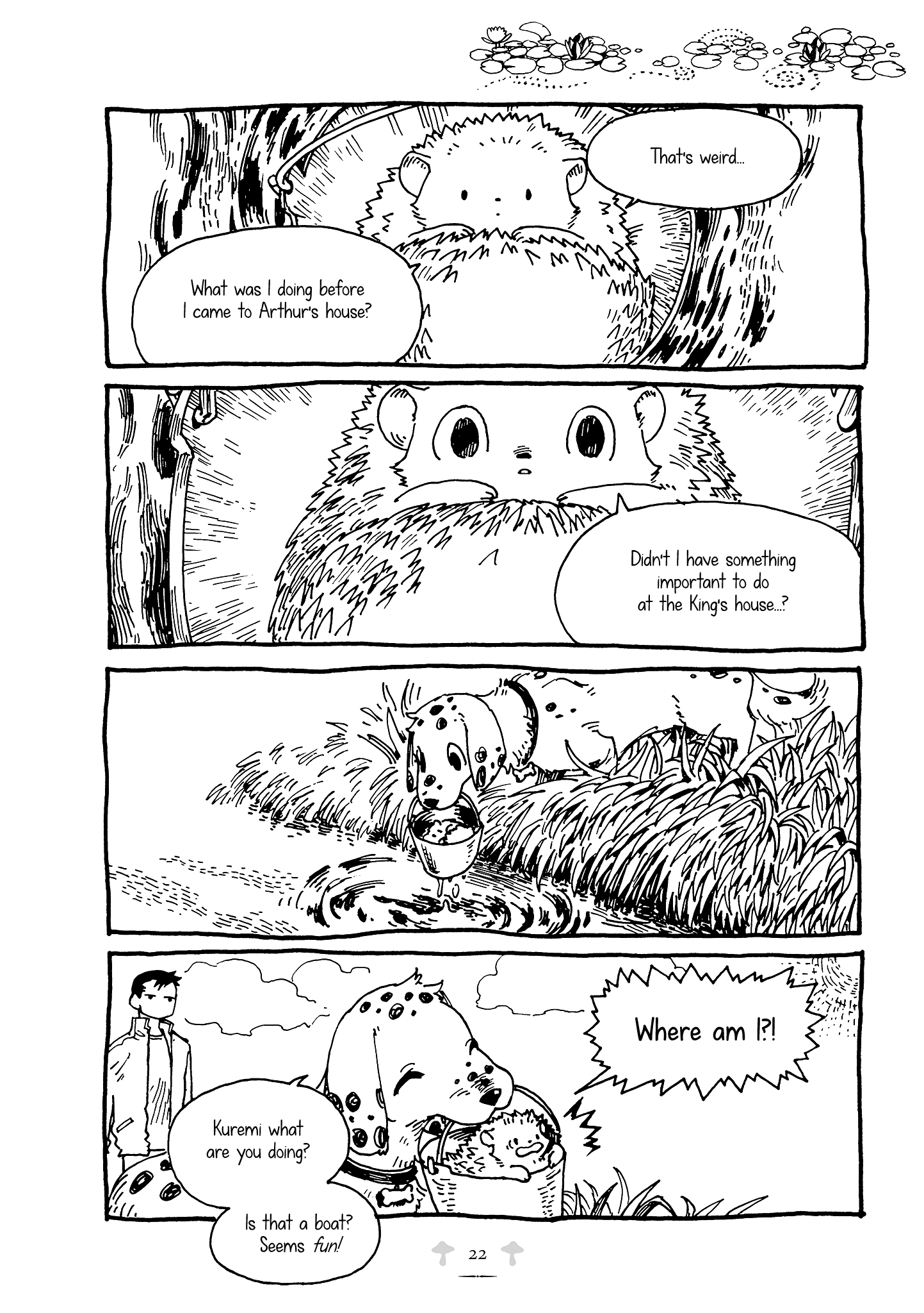 Hedgehog in the King's House Chapter 11 page 8 - Chapter 11: River