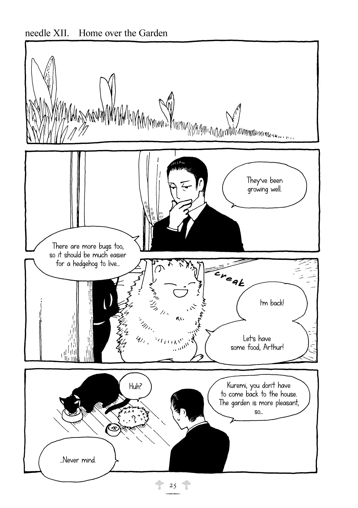Hedgehog in the King's House Chapter 12 page 1 - Chapter 12: Home over the Garden