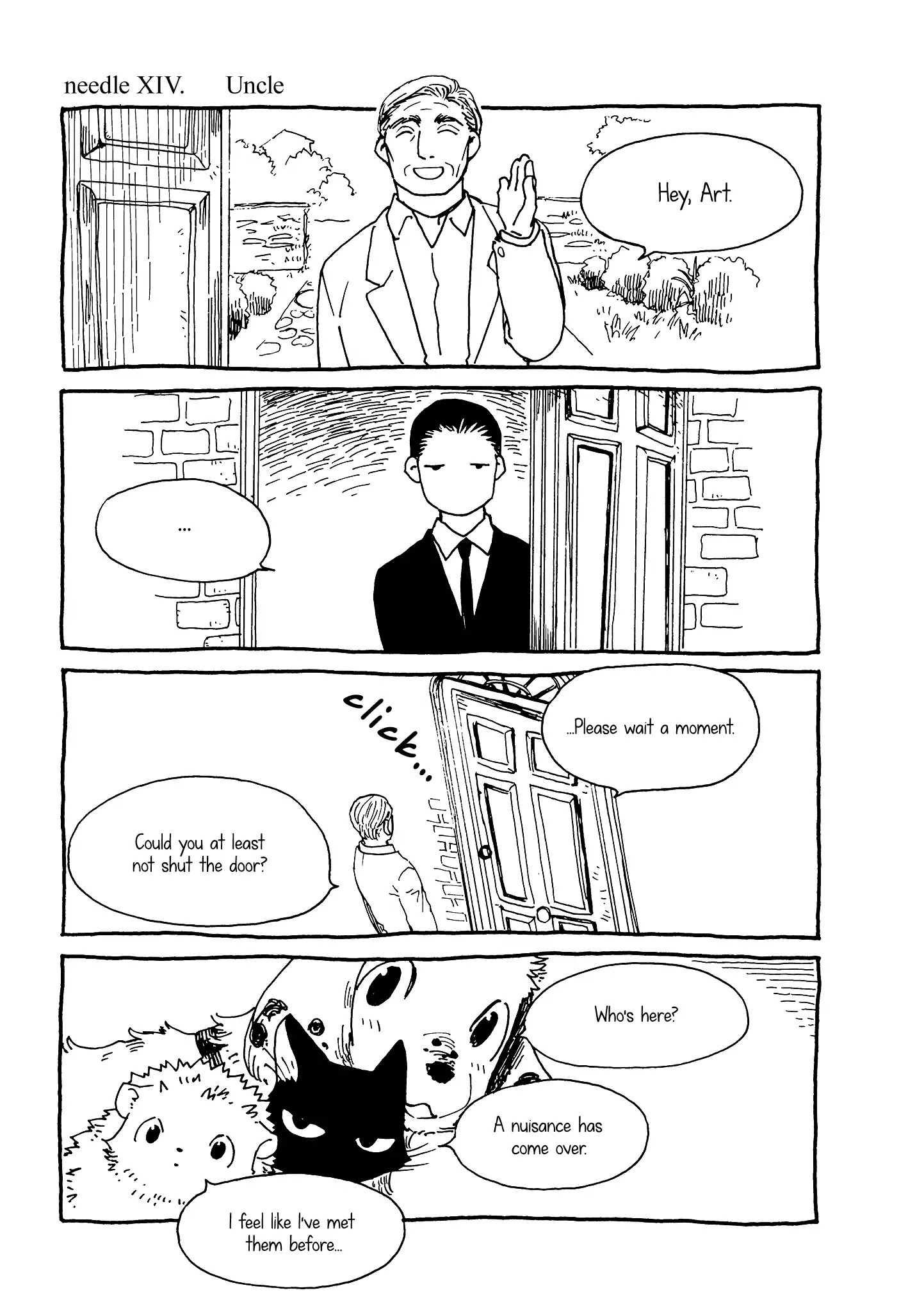 Hedgehog in the King's House Chapter 14 page 1 - Chapter 14: Uncle