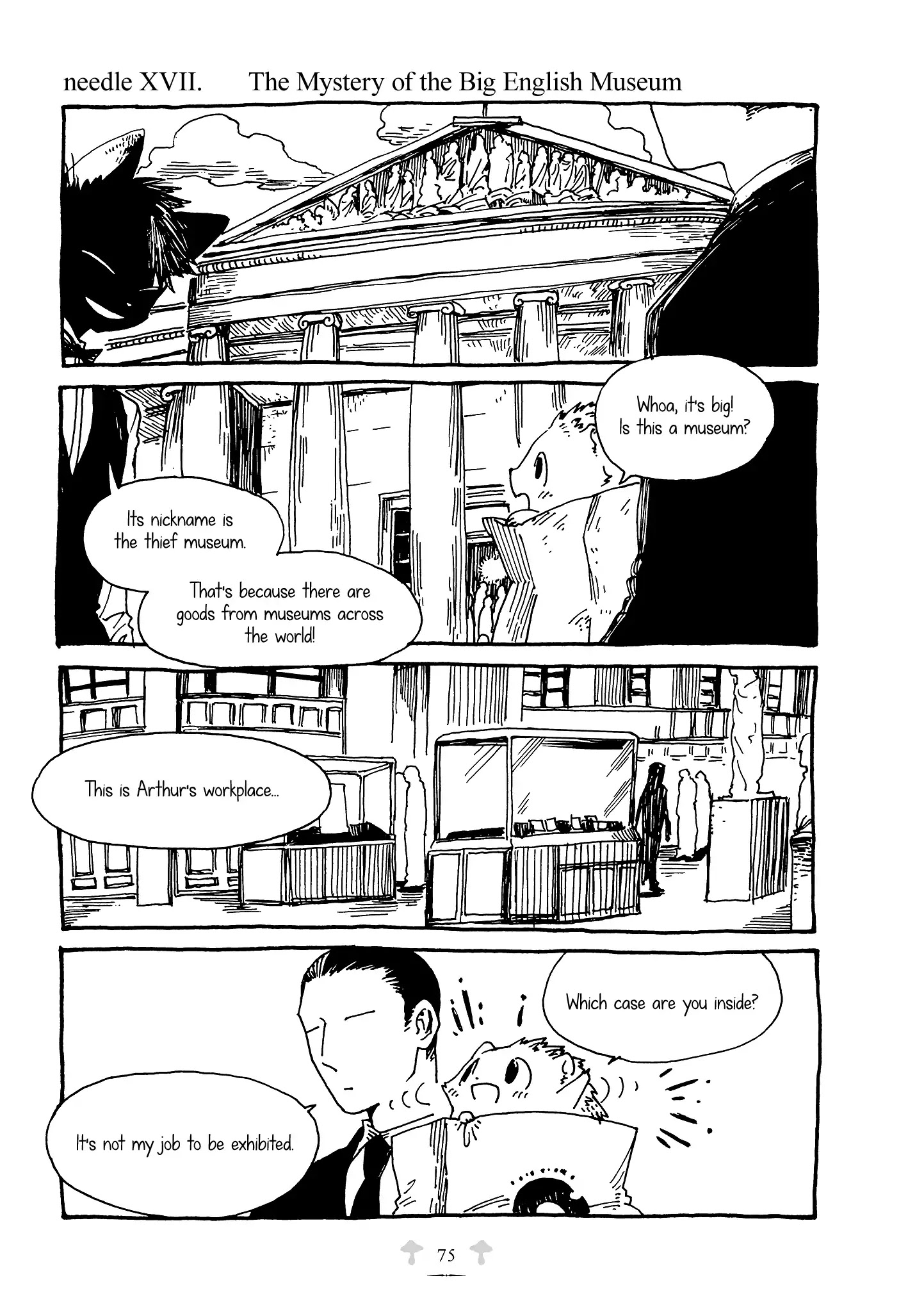 Hedgehog in the King's House Chapter 17 page 1 - Chapter 17: The Mystery of the Big English Museum