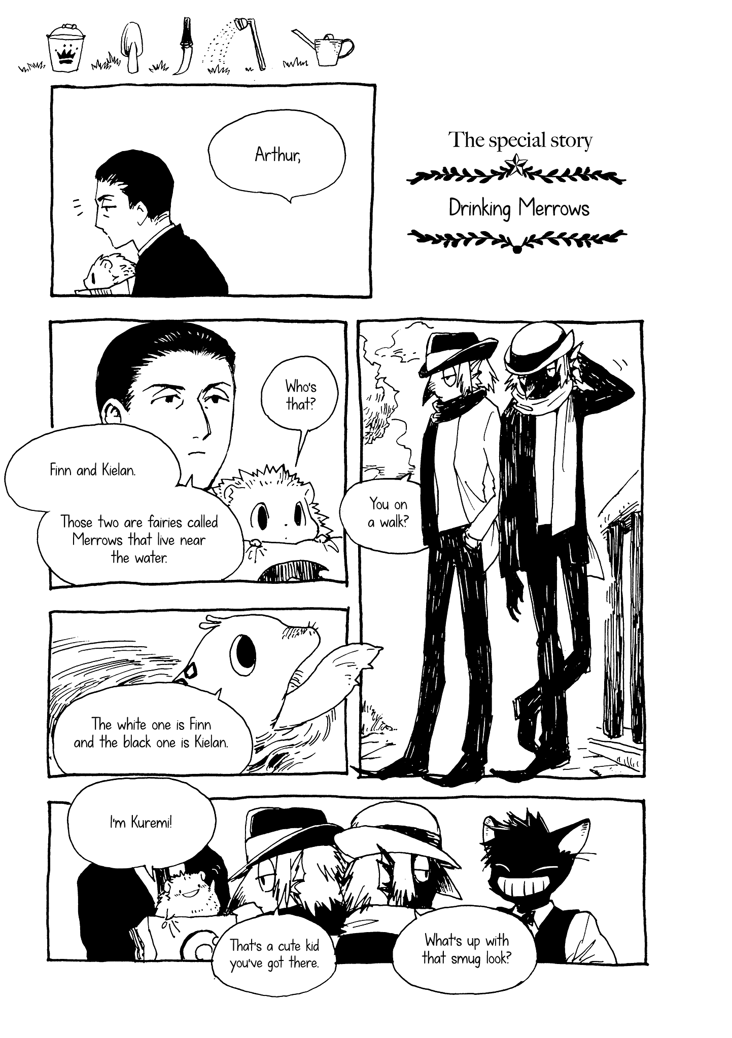 Hedgehog in the King's House Chapter 19.5 page 1 - Chapter 19.5: Drinking Merrows