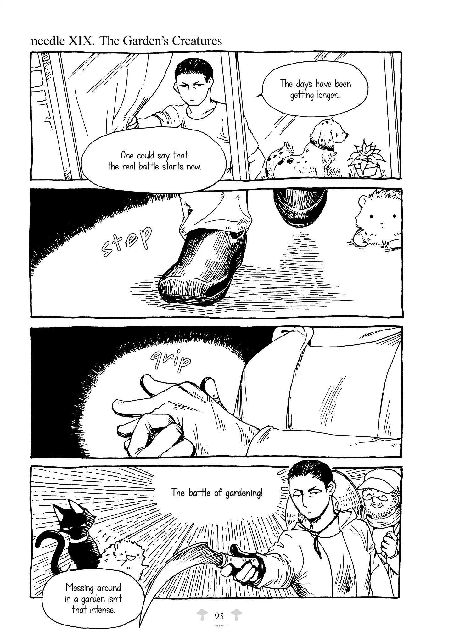 Hedgehog in the King's House Chapter 19 page 1 - Chapter 19: The Garden's Creatures