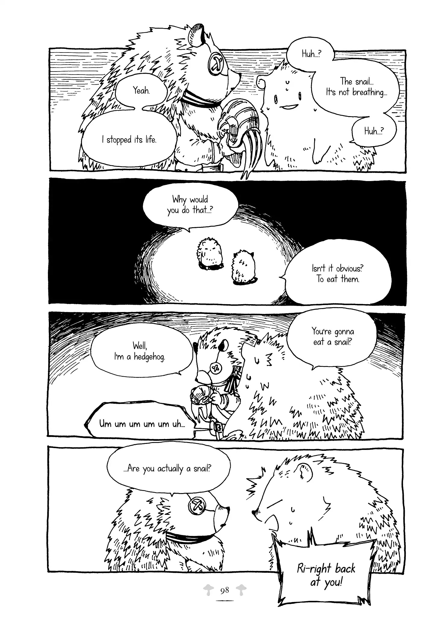 Hedgehog in the King's House Chapter 19 page 4 - Chapter 19: The Garden's Creatures