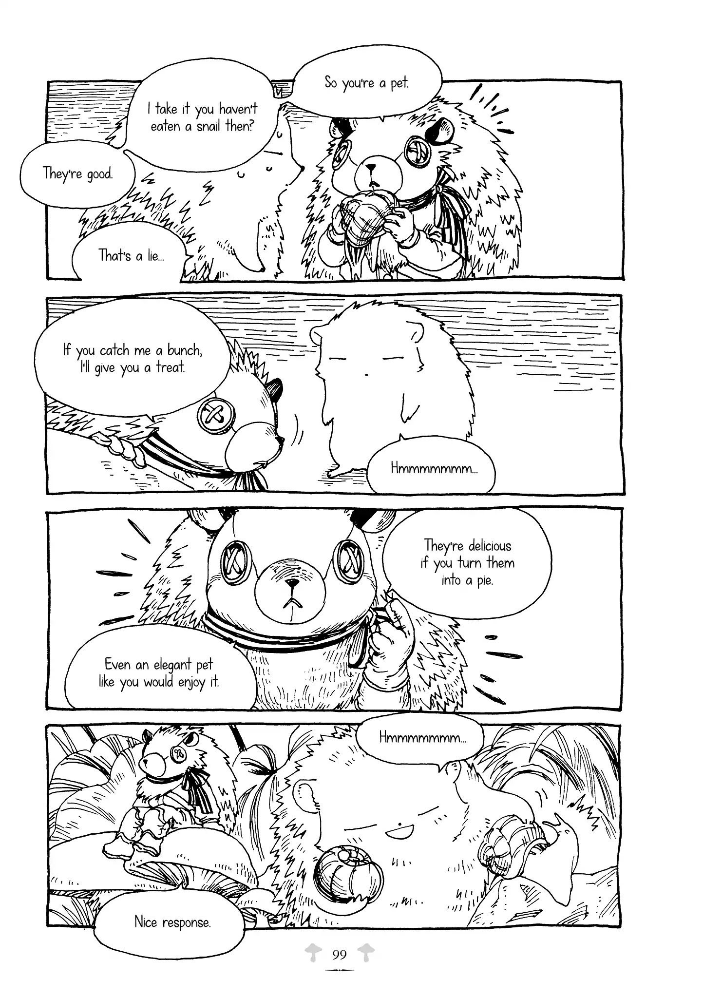 Hedgehog in the King's House Chapter 19 page 5 - Chapter 19: The Garden's Creatures