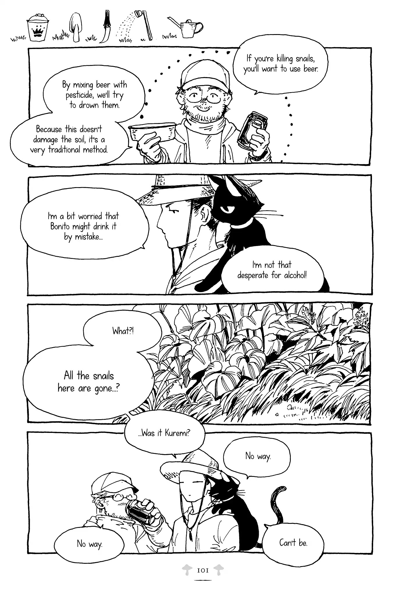 Hedgehog in the King's House Chapter 19 page 7 - Chapter 19: The Garden's Creatures