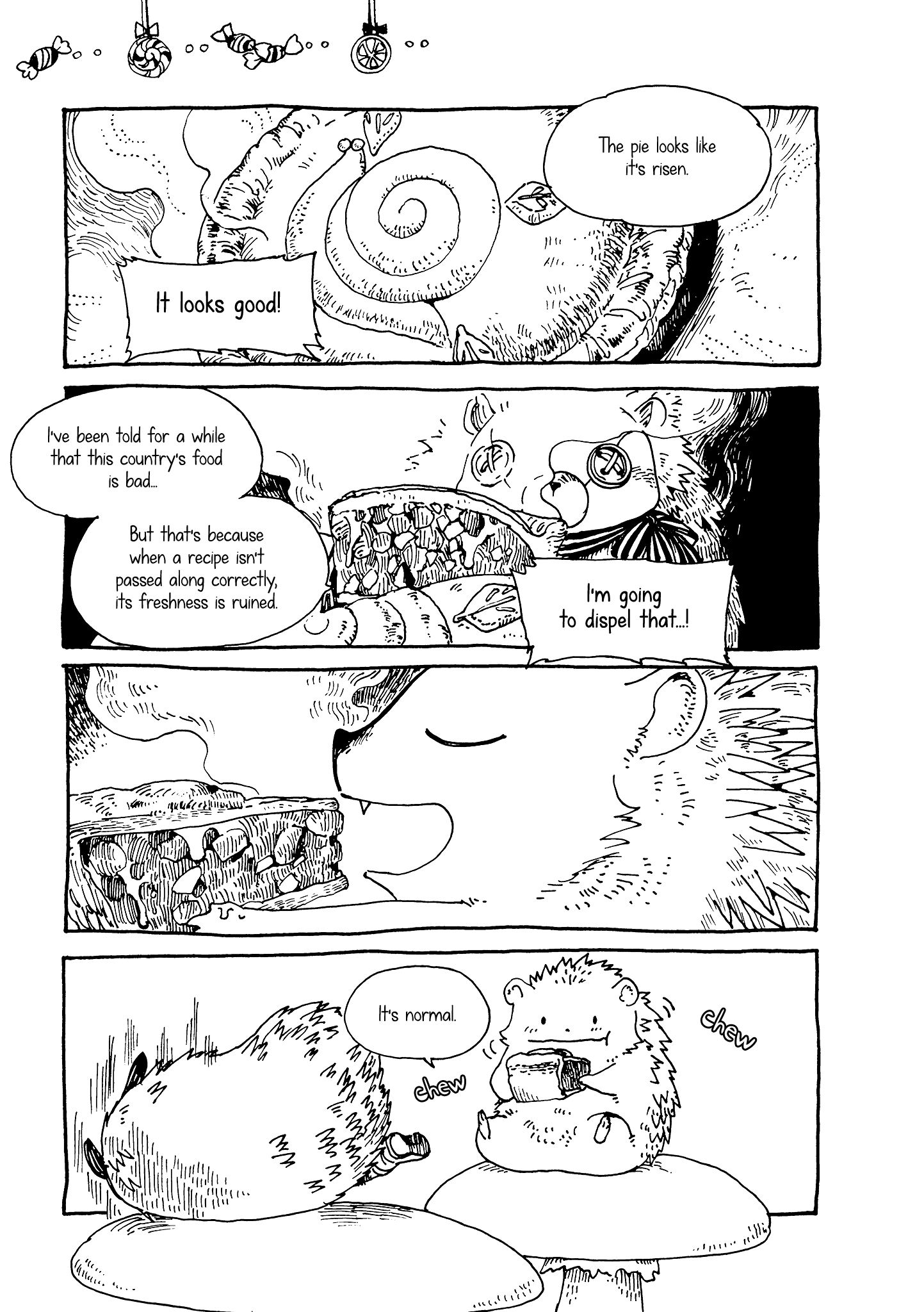 Hedgehog in the King's House Chapter 20 page 10 - Chapter 20: Snail Pie