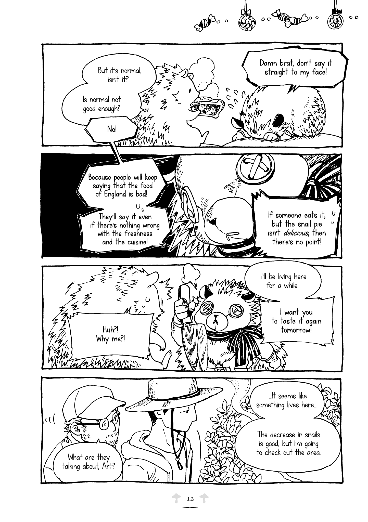 Hedgehog in the King's House Chapter 20 page 11 - Chapter 20: Snail Pie