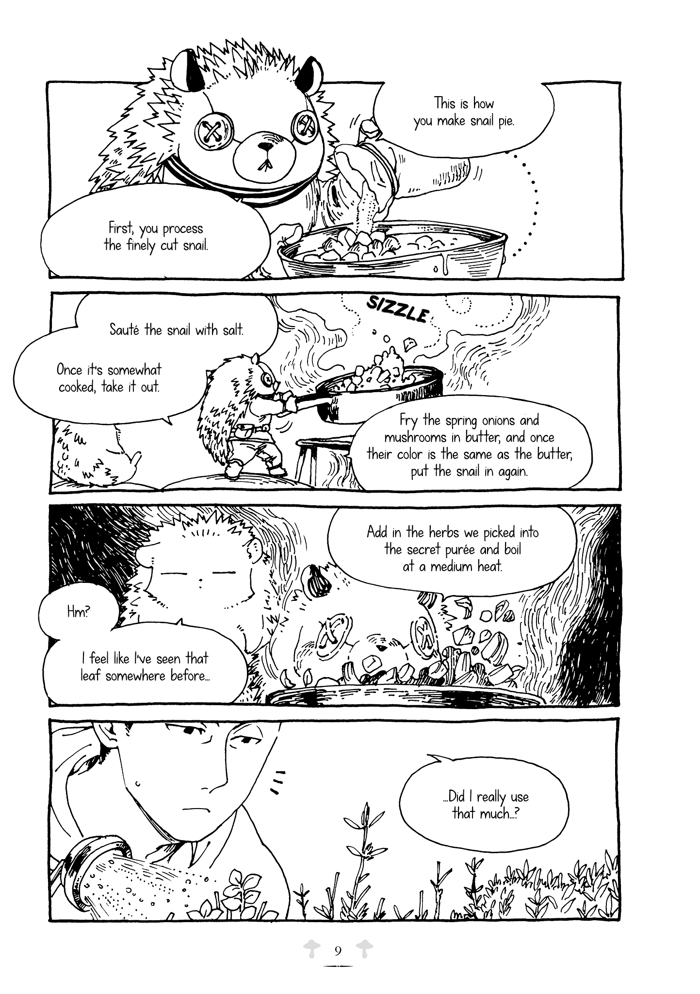 Hedgehog in the King's House Chapter 20 page 8 - Chapter 20: Snail Pie