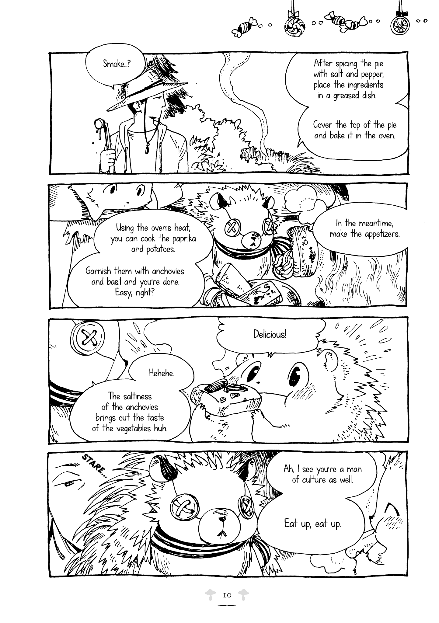 Hedgehog in the King's House Chapter 20 page 9 - Chapter 20: Snail Pie
