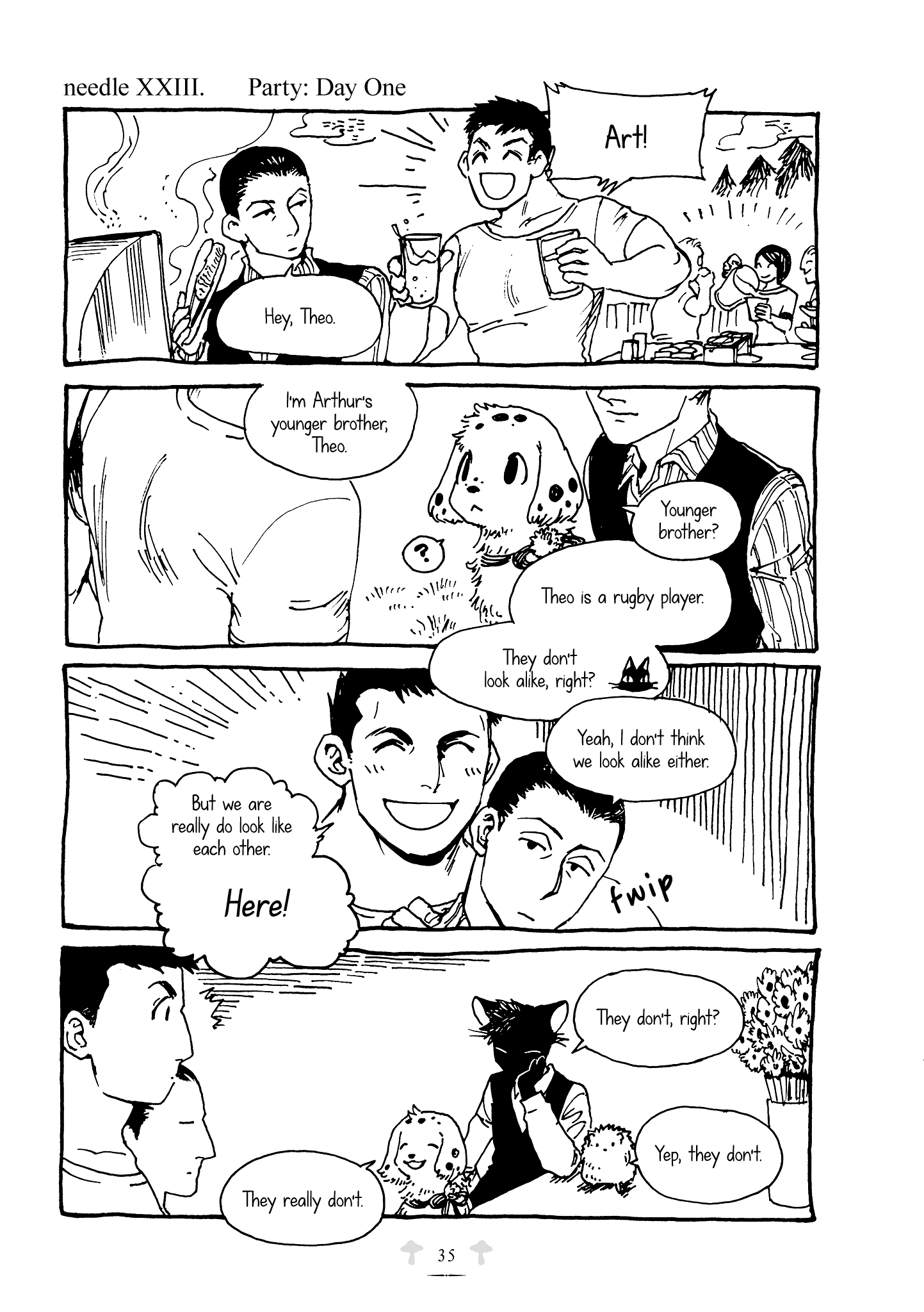 Hedgehog in the King's House Chapter 23 page 1 - Chapter 23: Party: Day One
