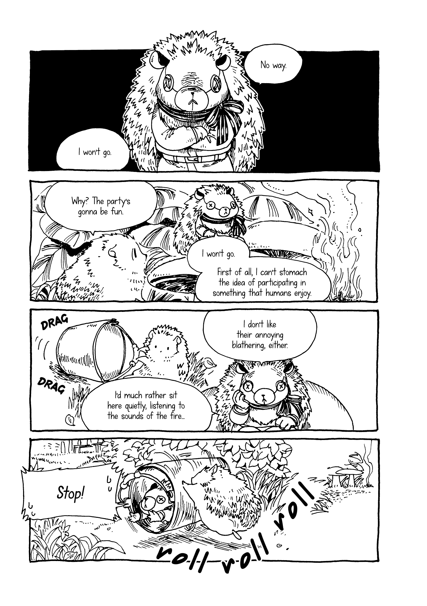 Hedgehog in the King's House Chapter 23 page 3 - Chapter 23: Party: Day One
