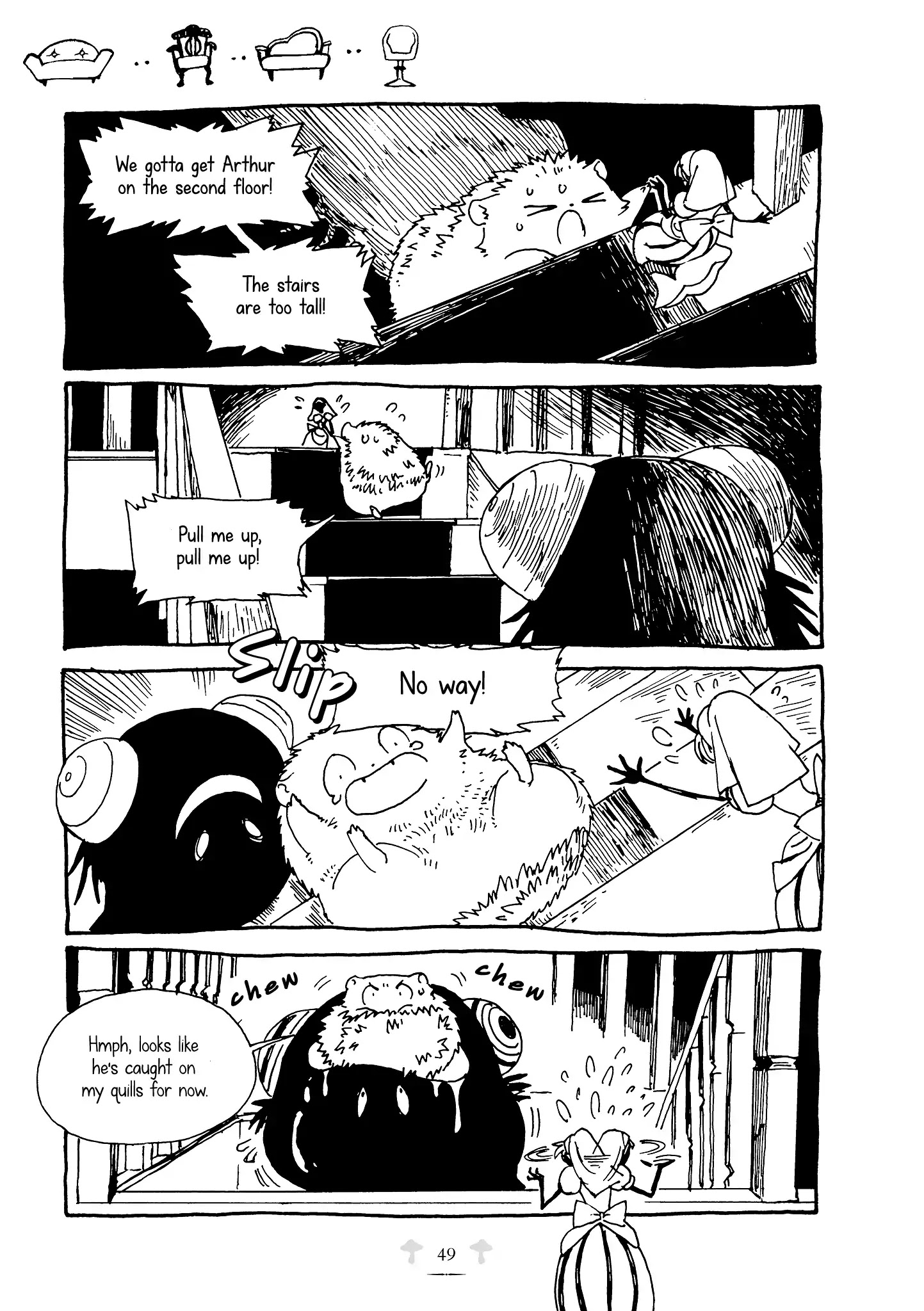 Hedgehog in the King's House Chapter 24 page 5 - Chapter 24: Puuka's Return