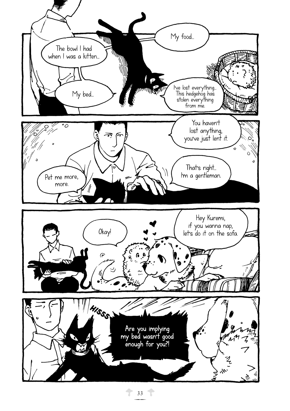Hedgehog in the King's House Chapter 3 page 7 - Chapter 3: Bathing