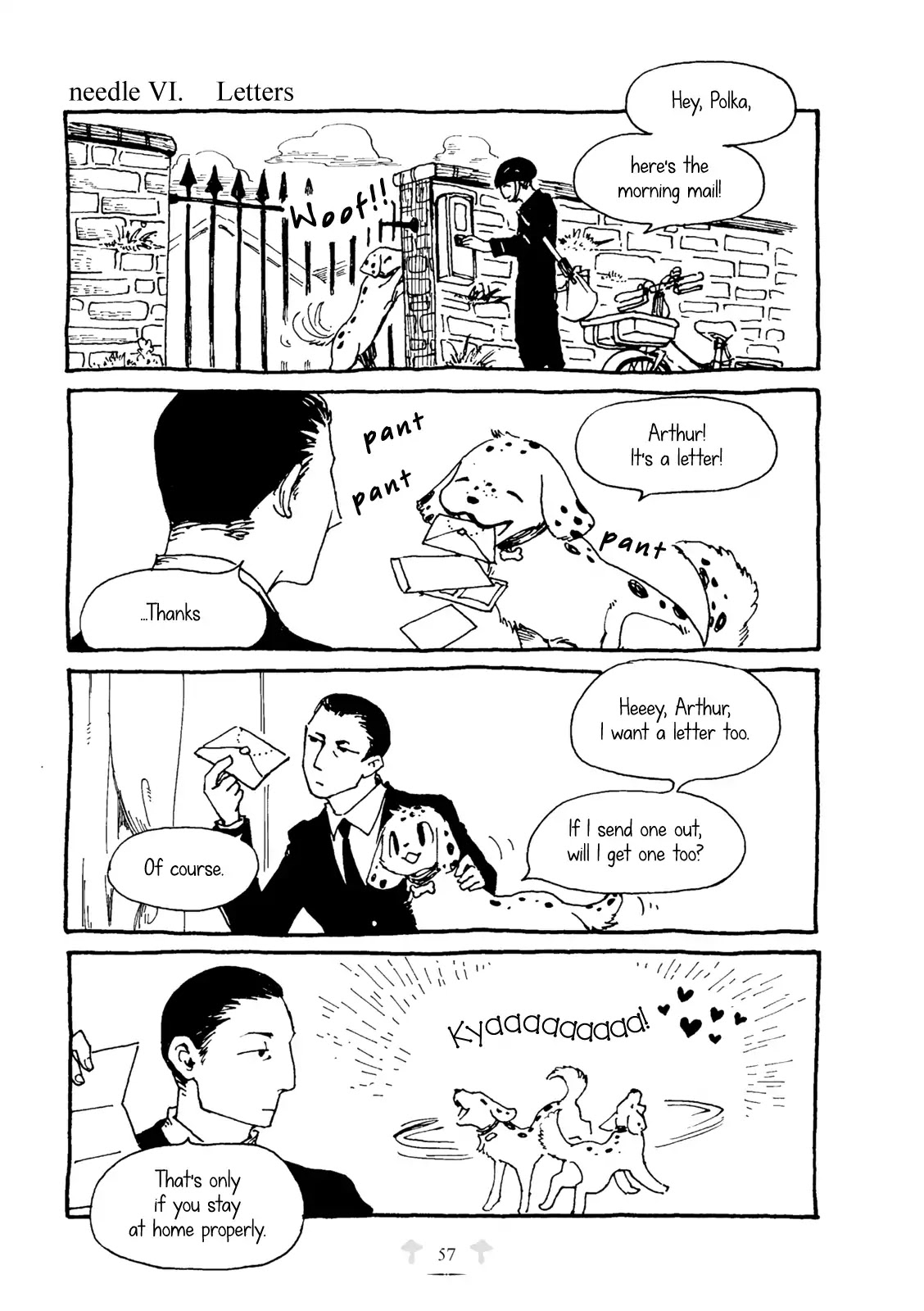 Hedgehog in the King's House Chapter 6 page 1 - Chapter 6: Letters