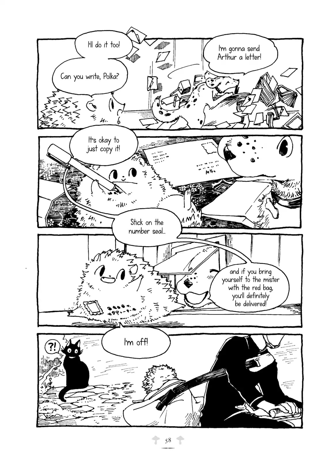 Hedgehog in the King's House Chapter 6 page 2 - Chapter 6: Letters