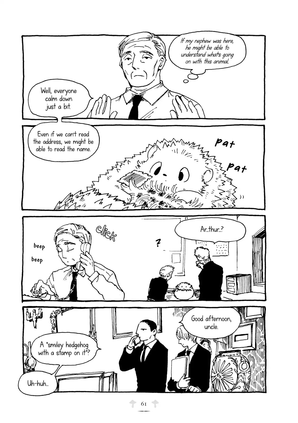 Hedgehog in the King's House Chapter 6 page 5 - Chapter 6: Letters